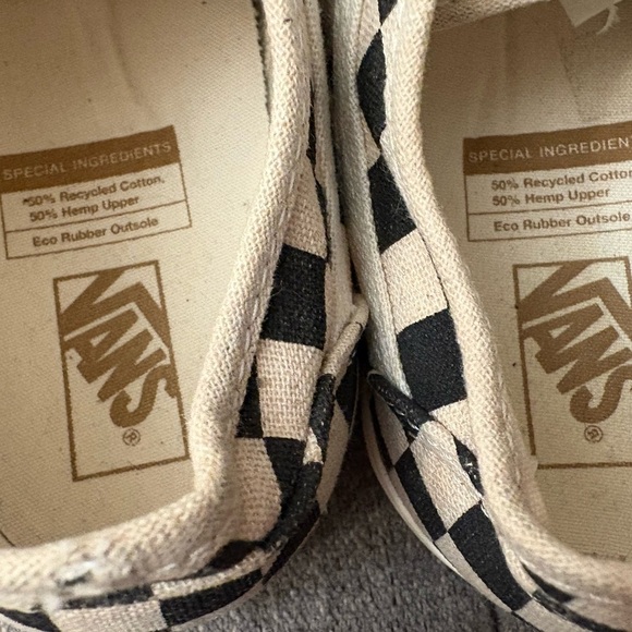 VANS - MENS / WOMENS - OLD SKOOL TAPERED - Eco Theory Checkerboard - Picture 3 of 5
